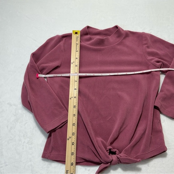 Old Navy Mauve Fleece Top - Picture 3 of 5
